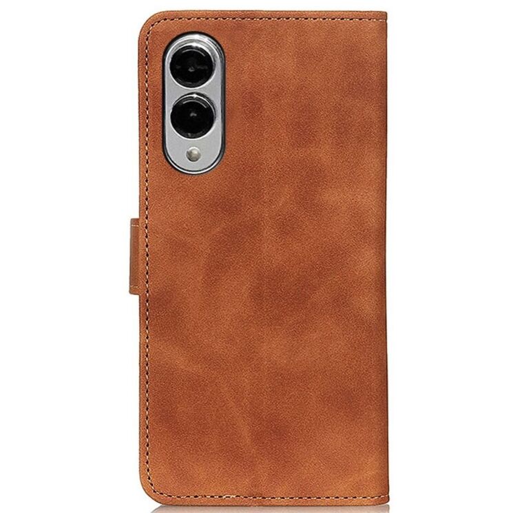 Чехол-книжка KHAZNEH Retro Wallet для Samsung Galaxy S25 Edge (S937) - Brown: фото 5 из 8