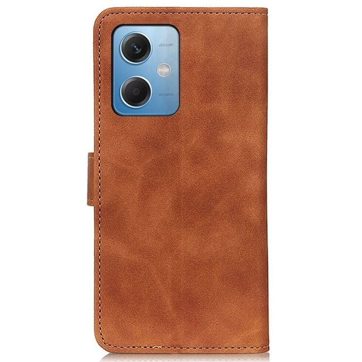 Чехол-книжка KHAZNEH Retro Wallet для Xiaomi Redmi Note 12 5G / Poco X5 - Brown: фото 9 из 9