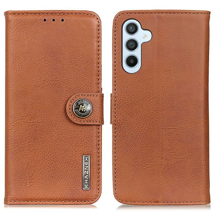 Чехол-книжка KHAZNEH Wallet Cover для Samsung Galaxy A56 (A566) - Brown: фото 1 из 8