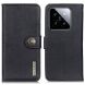 Чехол-книжка KHAZNEH Wallet Cover для Xiaomi 14 Pro - Black (342103B). Фото 1 из 9