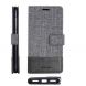 Чехол-книжка MUXMA Canvas Diary для Sony Xperia XZ2 Compact - Grey (179411H). Фото 2 из 14