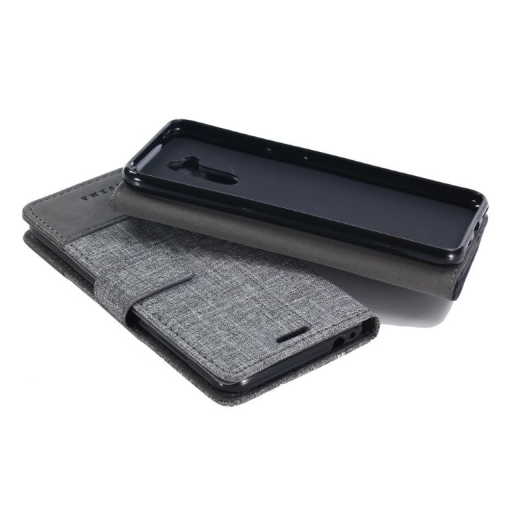 Чехол-книжка MUXMA Canvas Diary для Sony Xperia XZ2 Compact - Grey: фото 13 из 14