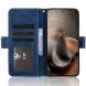Чохол-книжка з кишеньками Deexe Wallet Stand для Motorola Moto G77 - Blue (406812L). Фото 5 з 15