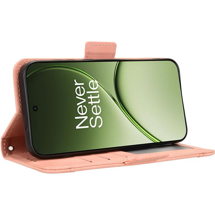 Чехол-книжка с карманами Deexe Wallet Stand для OnePlus 15T - Pink: фото 6 из 15