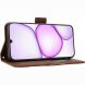 Чохол-книжка з кишеньками Deexe Wallet Stand для Realme C100i - Brown (412504Z). Фото 6 з 15