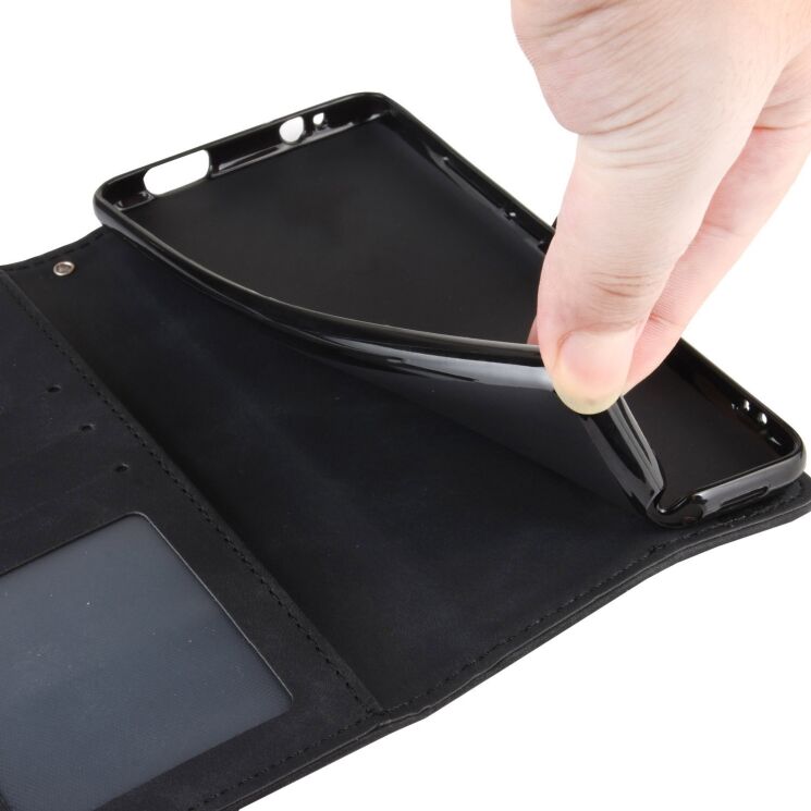 Чехол-книжка с карманами Deexe Wallet Stand для Xiaomi Redmi Note 17 Pro - Red: фото 16 из 17