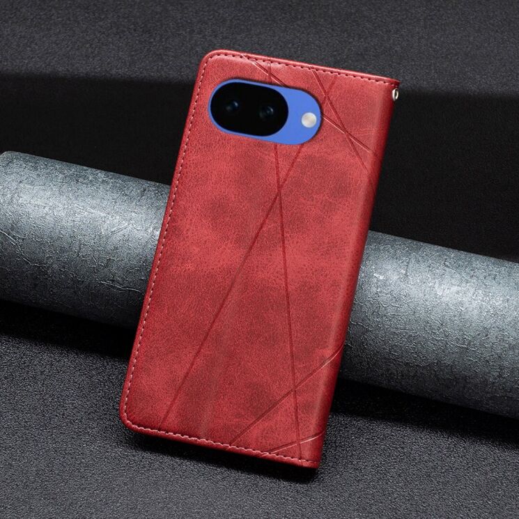 Чехол-книжка с карманами UniCase Geometric Pattern для Google Pixel 10a - Red: фото 6 из 10