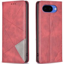 Чехол-книжка с карманами UniCase Geometric Pattern для Google Pixel 10a - Red: фото 1 из 10