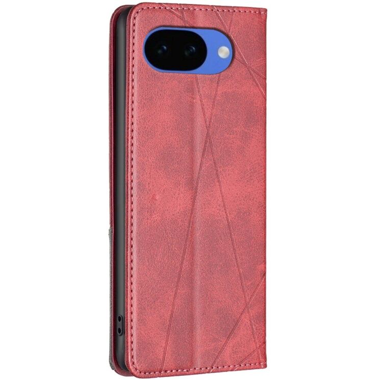 Чехол-книжка с карманами UniCase Geometric Pattern для Google Pixel 10a - Red: фото 3 из 10