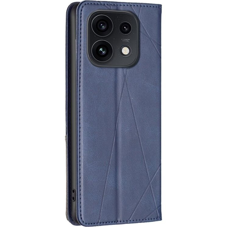 Чехол-книжка с карманами UniCase Geometric Pattern для OPPO Reno 16 / 16 Pro - Blue (413212L) Чехол-книжка с карманами UniCase Geometric Pattern для OPPO Reno 16 / 16 Pro - Blue: фото 3 из 10