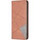 Чехол-книжка с карманами UniCase Geometric Pattern для Realme 16 Pro - Brown (428017Z). Фото 2 из 12