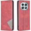 Чохол-книжка з кишеньками UniCase Geometric Pattern для Xiaomi Redmi Note 15 Pro 5G - Red (405062R)