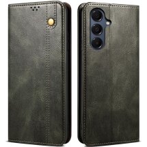 Чохол-книжка з кишеньками UniCase Leather Wallet для Samsung Galaxy S26 Plus (S947) - Green: фото 1 з 8