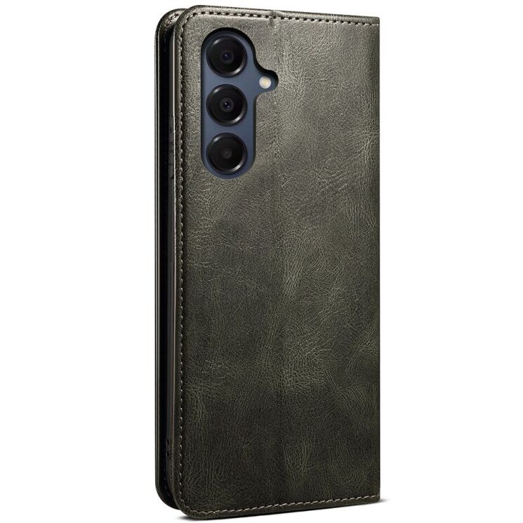 Чохол-книжка з кишеньками UniCase Leather Wallet для Samsung Galaxy S26 Plus (S947) - Green: фото 6 з 8