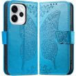 Чехол-книжка с рисунком UniCase Butterfly Pattern для OPPO Reno 15 F/FS - Blue (405840L)
