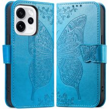 Чехол-книжка с рисунком UniCase Butterfly Pattern для OPPO Reno 15 F/FS - Blue: фото 1 из 8