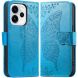 Чехол-книжка с рисунком UniCase Butterfly Pattern для OPPO Reno 15 F/FS - Blue (405840L). Фото 1 из 8