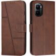 Чехол-книжка с застежкой UniCase Jet Cover для Infinix GT 50 Pro - Brown (422409Z)