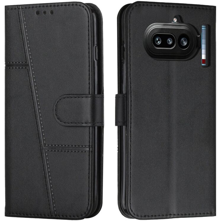 Чохол-книжка з застібкою UniCase Jet Cover для Nothing Phone (4a) - Black (411317B) Чохол-книжка з застібкою UniCase Jet Cover для Nothing Phone (4a) - Black: фото 1 з 10