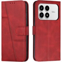 Чехол-книжка с застежкой UniCase Jet Cover для Xiaomi Poco F8 Pro - Red: фото 1 из 10