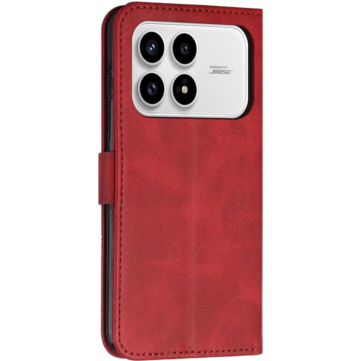 Чехол-книжка с застежкой UniCase Jet Cover для Xiaomi Poco F8 Pro - Red: фото 5 из 10