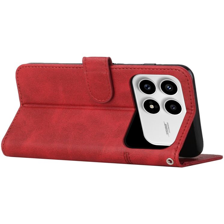 Чехол-книжка с застежкой UniCase Jet Cover для Xiaomi Poco F8 Pro - Red: фото 3 из 10