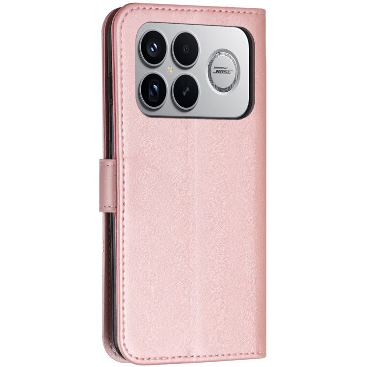 Чехол-книжка с застежкой UniCase Jet Cover для Xiaomi Poco F8 Ultra - Rose Gold: фото 5 из 10