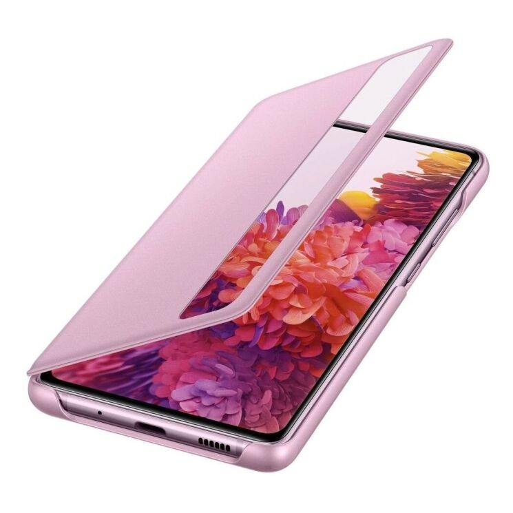 Чехол-книжка Smart Clear View Cover для Samsung Galaxy S20 FE (G780) EF-ZG780CVEGRU - Lavender: фото 3 из 5