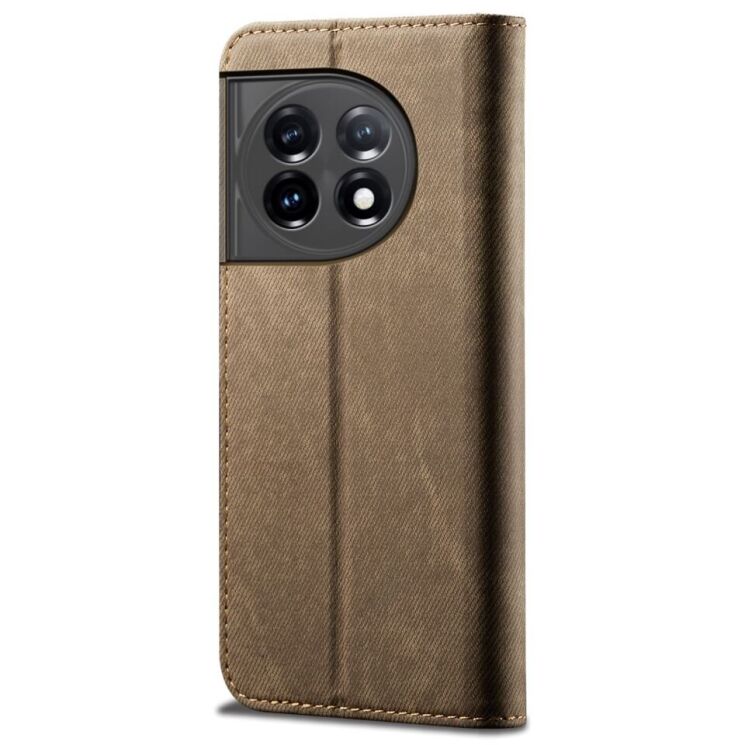 Чехол-книжка UniCase Jeans Wallet для OnePlus 11 - Khaki: фото 7 из 7