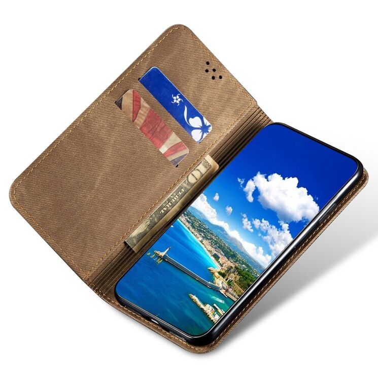 Чехол-книжка UniCase Jeans Wallet для OnePlus 11 - Khaki: фото 2 из 7