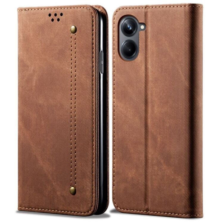 Чехол-книжка UniCase Jeans Wallet для Samsung Galaxy A06 (A065) - Coffee: фото 1 из 6