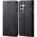 Чохол-книжка UniCase Jeans Wallet для Samsung Galaxy S25 Plus (S936) - Black (371901B). Фото 1 з 6