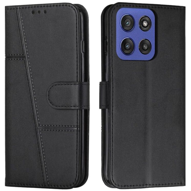 Чехол-книжка UniCase Jet Cover для Motorola Edge 60 / Edge 60 Fusion - Black: фото 1 из 10