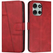 Чехол-книжка UniCase Jet Cover для Motorola Moto G75 - Red: фото 1 из 10