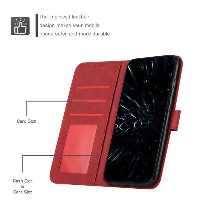 Чехол-книжка UniCase Jet Cover для OPPO A38 / A18 - Red: фото 7 из 10