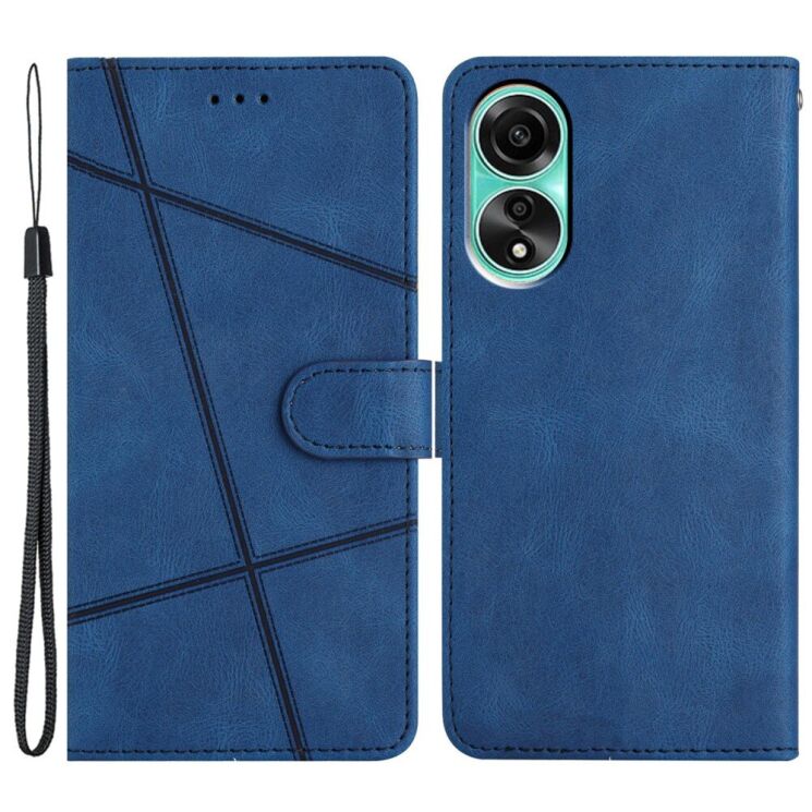 Чехол-книжка UniCase Pluto Cover для OPPO A78 - Blue: фото 1 из 7