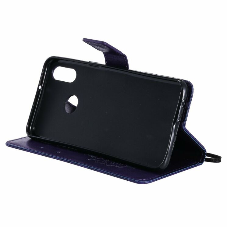 Чехол-книжка UniCase SunFlower Pattern для Samsung Galaxy A10s (A107) - Purple: фото 6 из 11