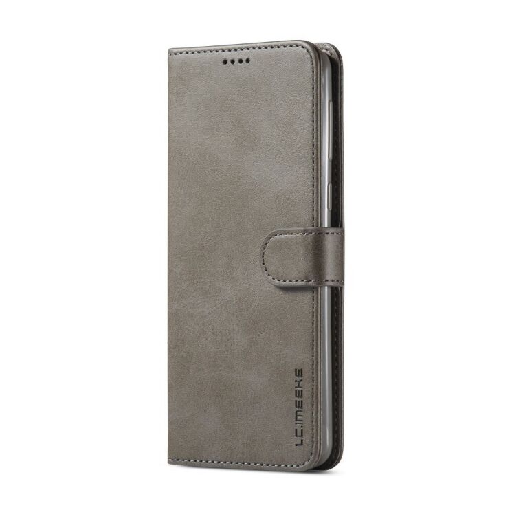 Чехол LC.IMEEKE Wallet Case для Samsung Galaxy A21 (A215) - Grey: фото 2 из 3