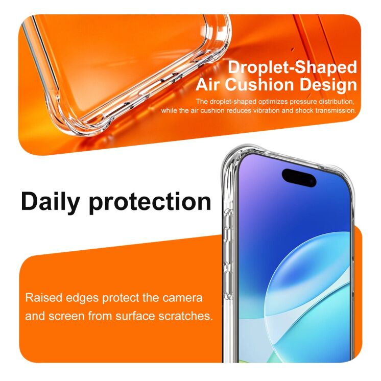 Чехол с усиленными углами IMAK Airbag MAX Case для iPhone 18 Pro Max - Transparent: фото 7 из 10
