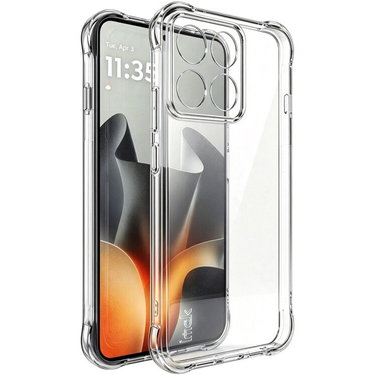 Чехол с усиленными углами IMAK Airbag MAX Case для Motorola Edge 70 Max - Transparent (435519T) Чехол с усиленными углами IMAK Airbag MAX Case для Motorola Edge 70 Max - Transparent: фото 1 из 9