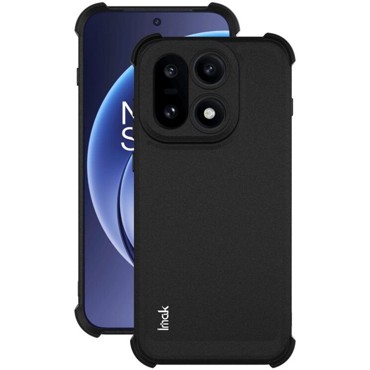 Чехол с усиленными углами IMAK Airbag Sand Case для OnePlus 15 - Matte Black: фото 2 из 7