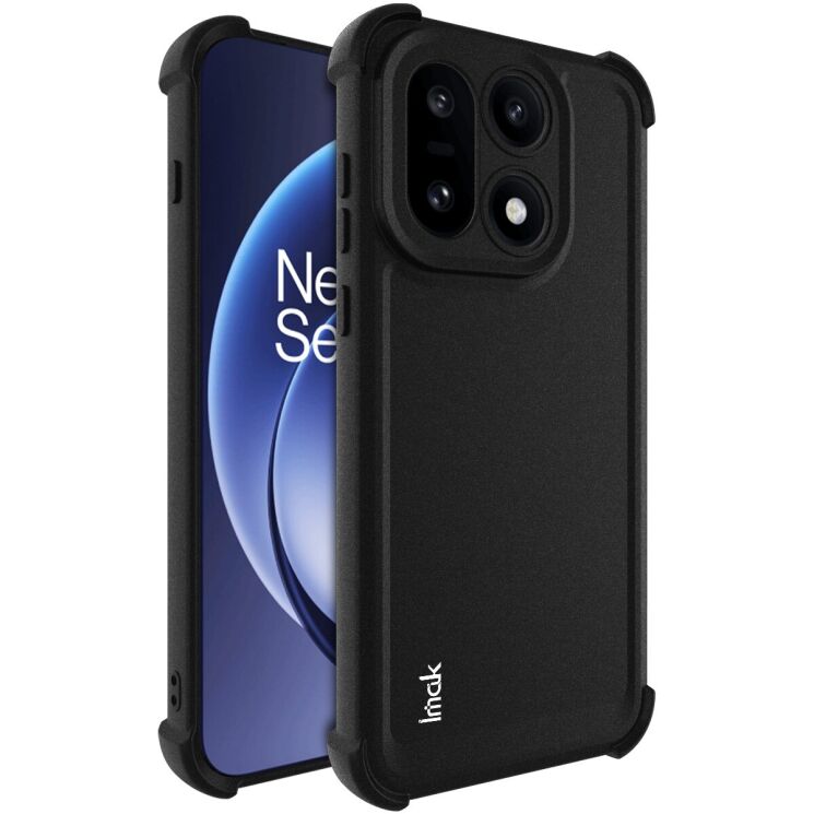 Чехол с усиленными углами IMAK Airbag Sand Case для OnePlus 15 - Matte Black: фото 1 из 7