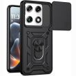 Чехол с защитой камеры Deexe Armor Shield для Motorola Signature - Black (407617B)