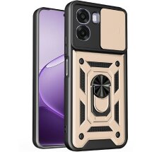 Чохол із захистом камери Deexe Armor Shield для OPPO A6x - Red: фото 1 з 9