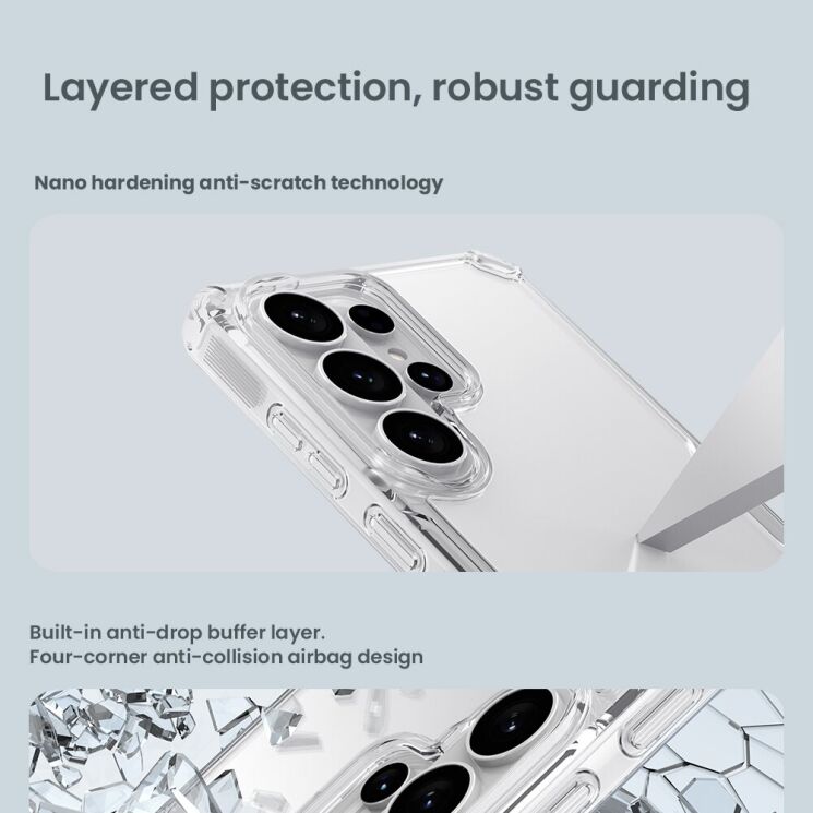 Чехол со шторкой для камеры NILLKIN CamShield Pro для Samsung Galaxy S26 Ultra - Black: фото 10 из 17