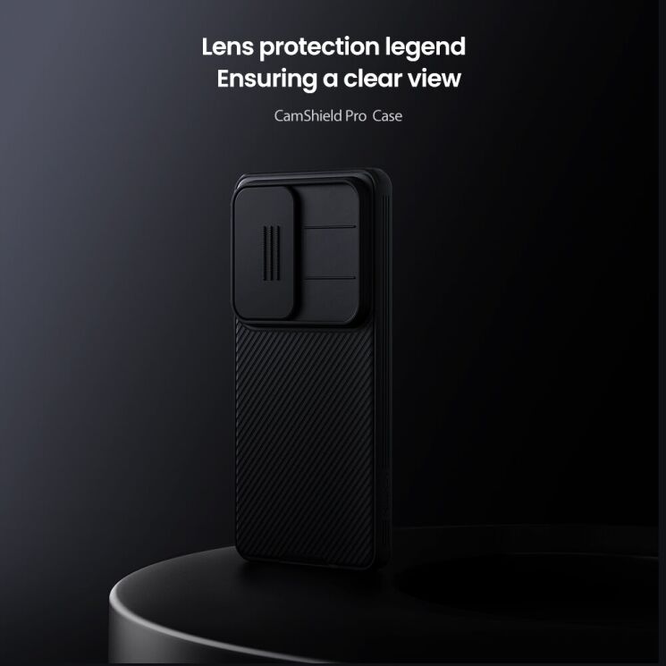 Чохол зі шторкою для камери NILLKIN CamShield Pro для Samsung Galaxy S26 Ultra - Black: фото 7 з 17