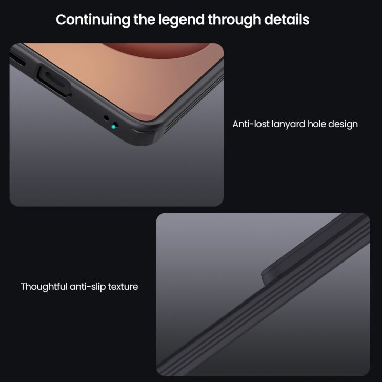 Чохол зі шторкою для камери NILLKIN CamShield Pro для Samsung Galaxy S26 Ultra - Black: фото 14 з 17