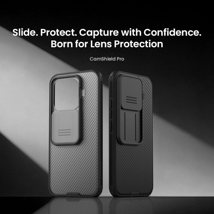 Чехол со шторкой для камеры NILLKIN CamShield Pro для Xiaomi 17T - Black: фото 7 из 16