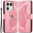 Чехол UniCase Butterfly Pattern для Motorola Edge 50 Ultra - Pink (354024P)