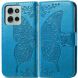 Чехол UniCase Butterfly Pattern для Motorola Moto G75 - Blue (367821L). Фото 1 из 10